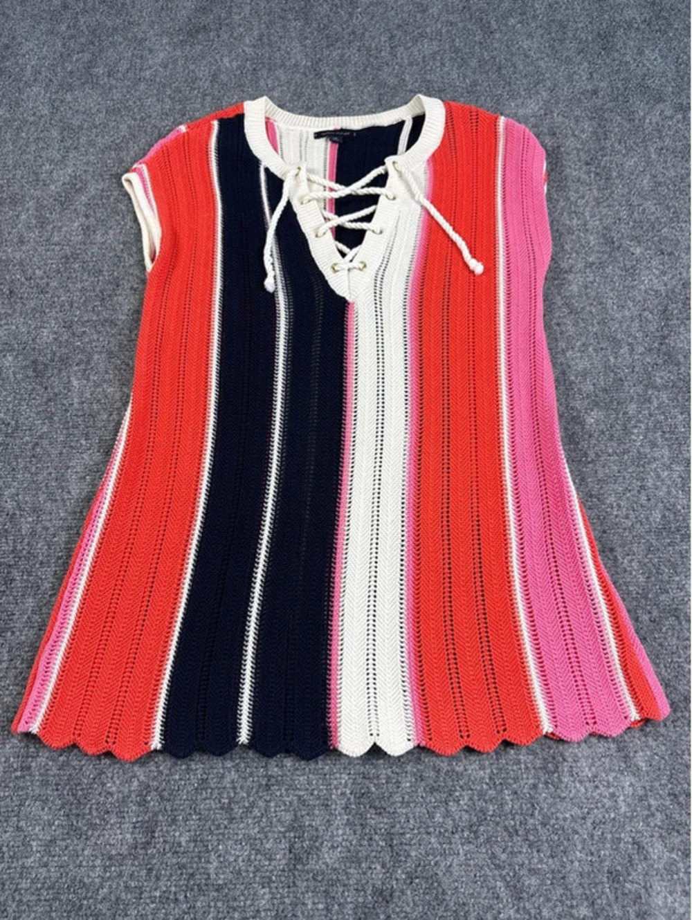 Tommy Hilfiger knitted tunic cover up Small